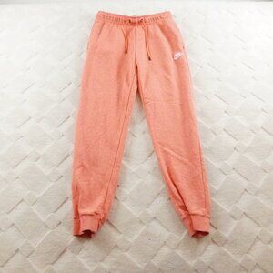 Nike Essential Fleece Jogger Pants Womens Small Drawstring